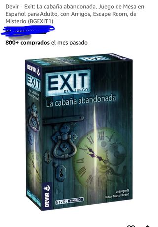 EXIT: La cabaña abandonada - Scape room de Mesa