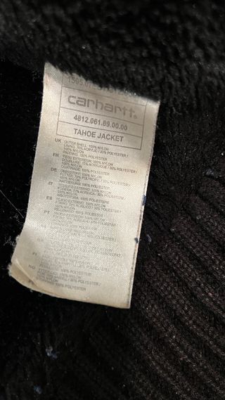 Chaqueta Carhartt con capucha Negra