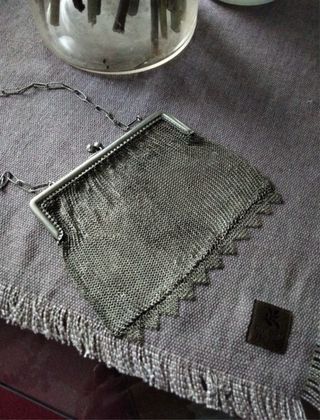 Bolso de plata antiguo