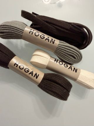 Lacci Hogan Nuovi Marrone Grigio Bianco 5€ cad uno