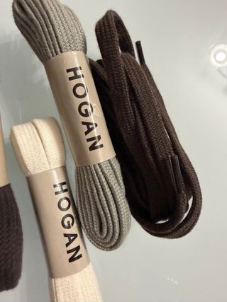 Lacci Hogan Nuovi Marrone Grigio Bianco 5€ cad uno