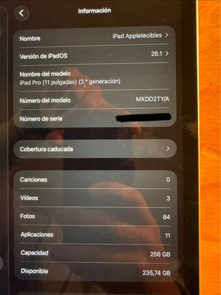 iPad Pro 11 2ª Generación