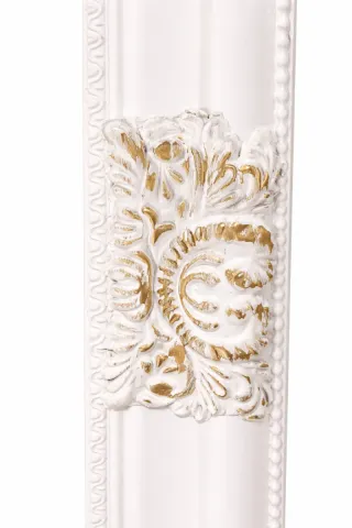 Espejo romántico madera blanco