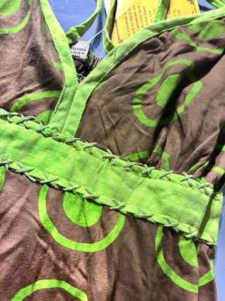 Abito boho etnico in cotone handmade Nepal