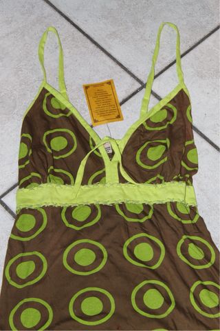 Abito boho etnico in cotone handmade Nepal