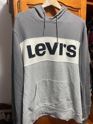 Sudadera Levi's Gris y Blanca
