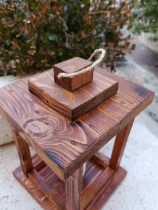 Portacandele in legno