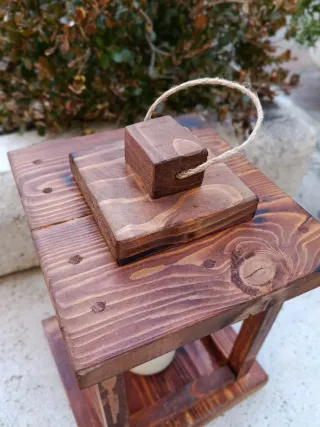 Portacandele in legno