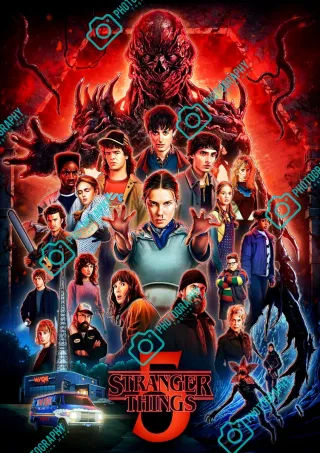 Pack 4 Posters Stranger Things