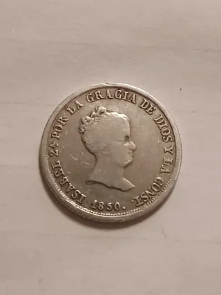 Quattro monete spagnole in argento