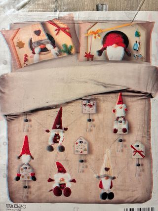 Parure copripiumino singolo Gnomiland Nuovo