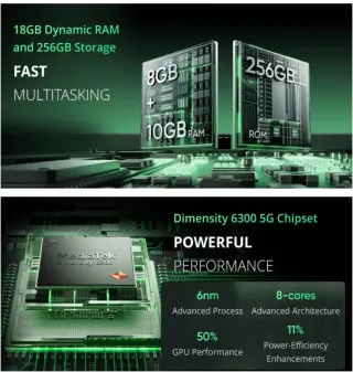 Móvil Realme 14X 5G Negro/Gris