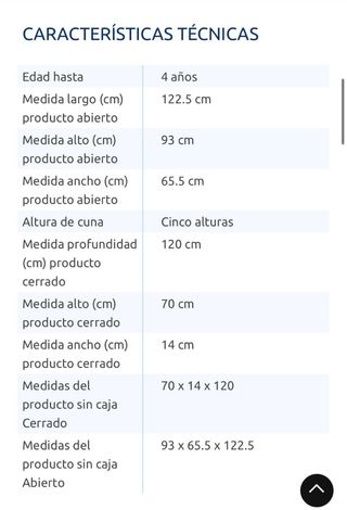 Cuna de bebé blanca con ruedas