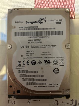 Hard disk Seagate 500GB SATA 2.5 5400rpm