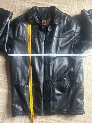 Giacca Pelle Vintage Sergio Dellario Nera