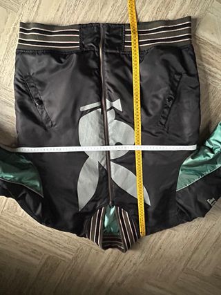 Bomber HUF x Playboy Reversibile Nero Verde