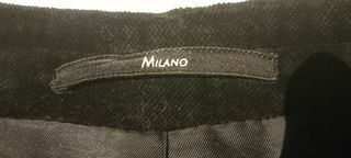 Chaqueta Milano Terciopelo Negra