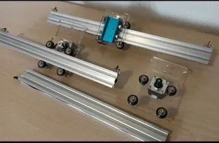 Cuadro cortadora láser EleksMaker incompleto