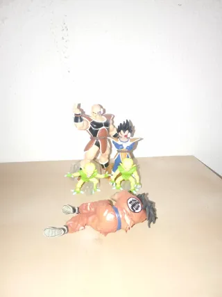 Pack Gashapon Vegeta-Napa-Saibamans y Yancha