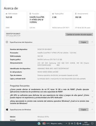 HP SFF i7-4790S 16GB SSD Samsung GTX 750 ti