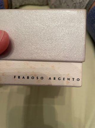 Anillo de hombre estilo cuero plateado