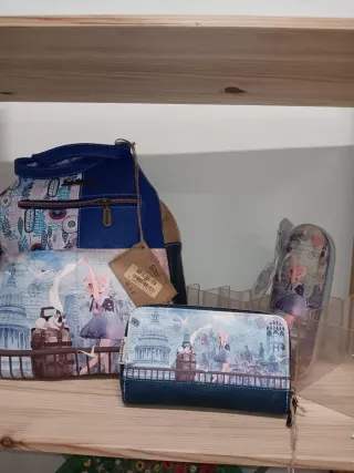 Cartera Sweet Candy Azul Multicolor