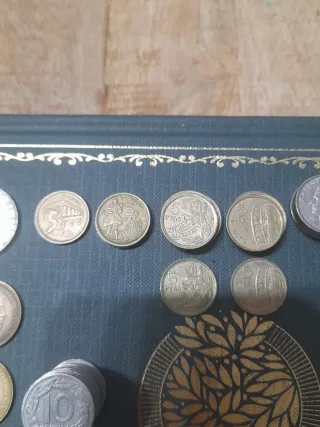 Lotto di monete antiche Pesetas