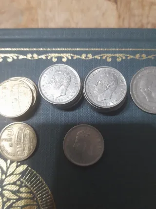 Lotto di monete antiche Pesetas