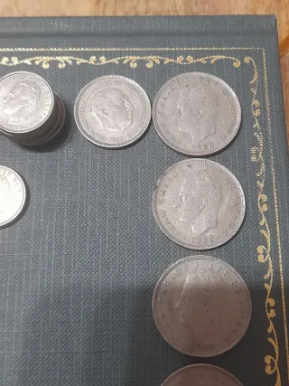 Lotto di monete antiche Pesetas