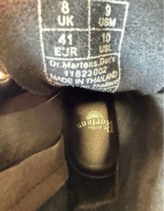 Dr. Martens 1460 Plataforma Negro Talla 41