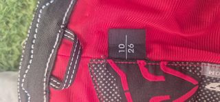 Pantalón Motocross Niño Fox Rojo/Negro