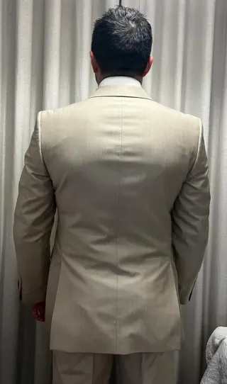 Traje de hombre beige Caramelo