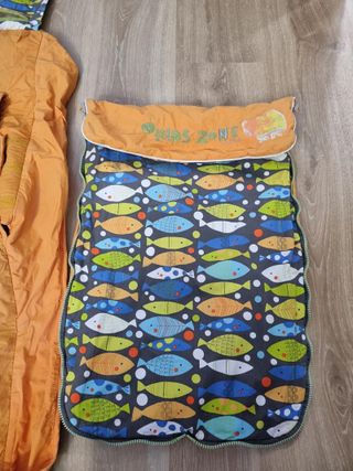 Saco funda invierno silla bebé peces