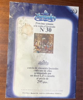 La Zarzuela Fascículo Nº 30 Vinilo