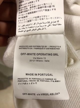 Felpa Off-White con cappuccio e zip completa