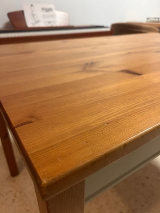 conjunto Mesa comedor Ikea con 4 sillas