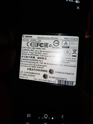 Canon Impresora Multifunción Negra