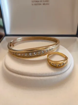 Conjunto Vintage Pulsera y Anillo