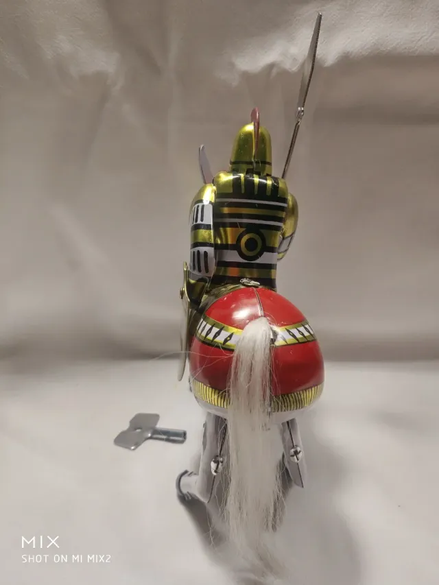 Juguete Caballero Medieval Hojalata