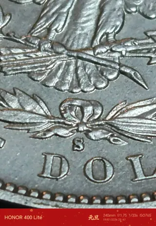 Dólar Morgan 1893 S Plata