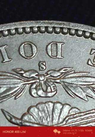 Dólar Morgan 1893 S Plata