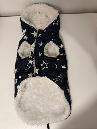 Chubasquero perro estrellas borreguito