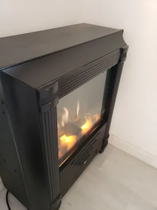 Estufa chimenea eléctrica