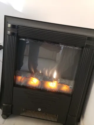 Estufa chimenea eléctrica