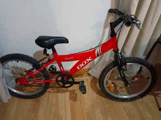 Bicicleta Infantil Roja Rin 18
