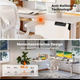 Escritorio Elevable Agilestic L 190x150cm