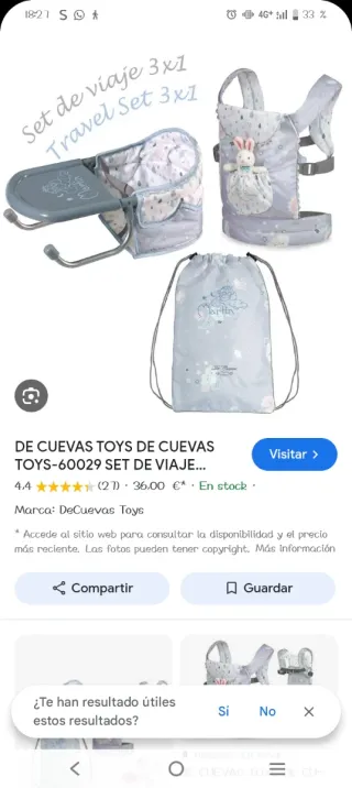 Carrito de muñecas morado