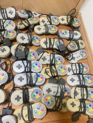 Lote 47 mandos Super Nintendo SNES