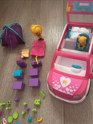 Coche Camping Pinypon con Accesorios