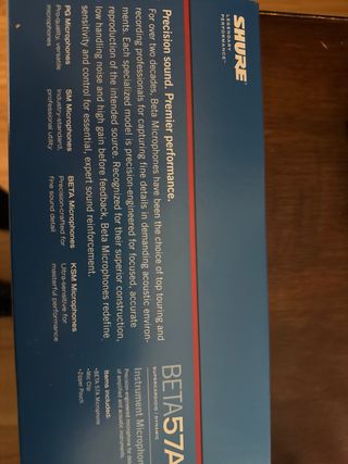 Micrófono Shure Beta 57A Instrumentos